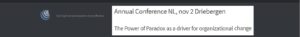 Read more about the article Agile Consortium Netherlands 2017 conference