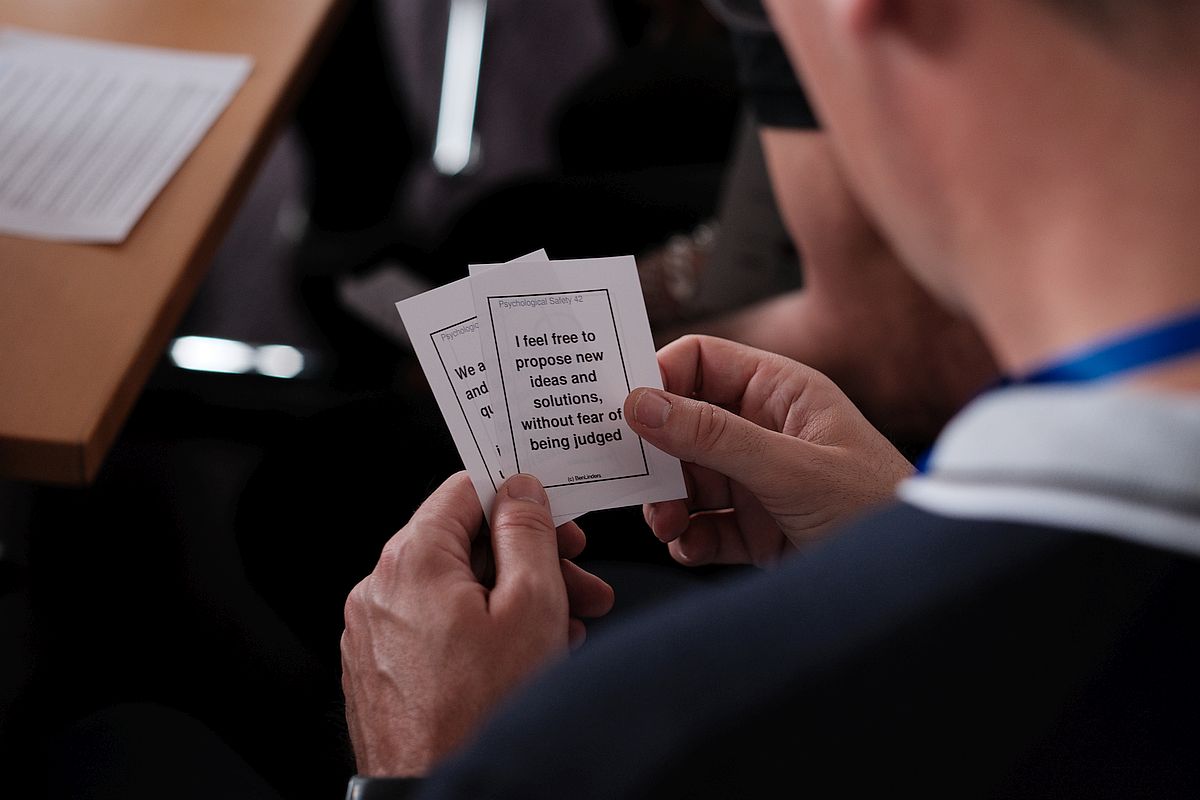 Photo taken at a workshop at FlowCon France by Jean Ricardo