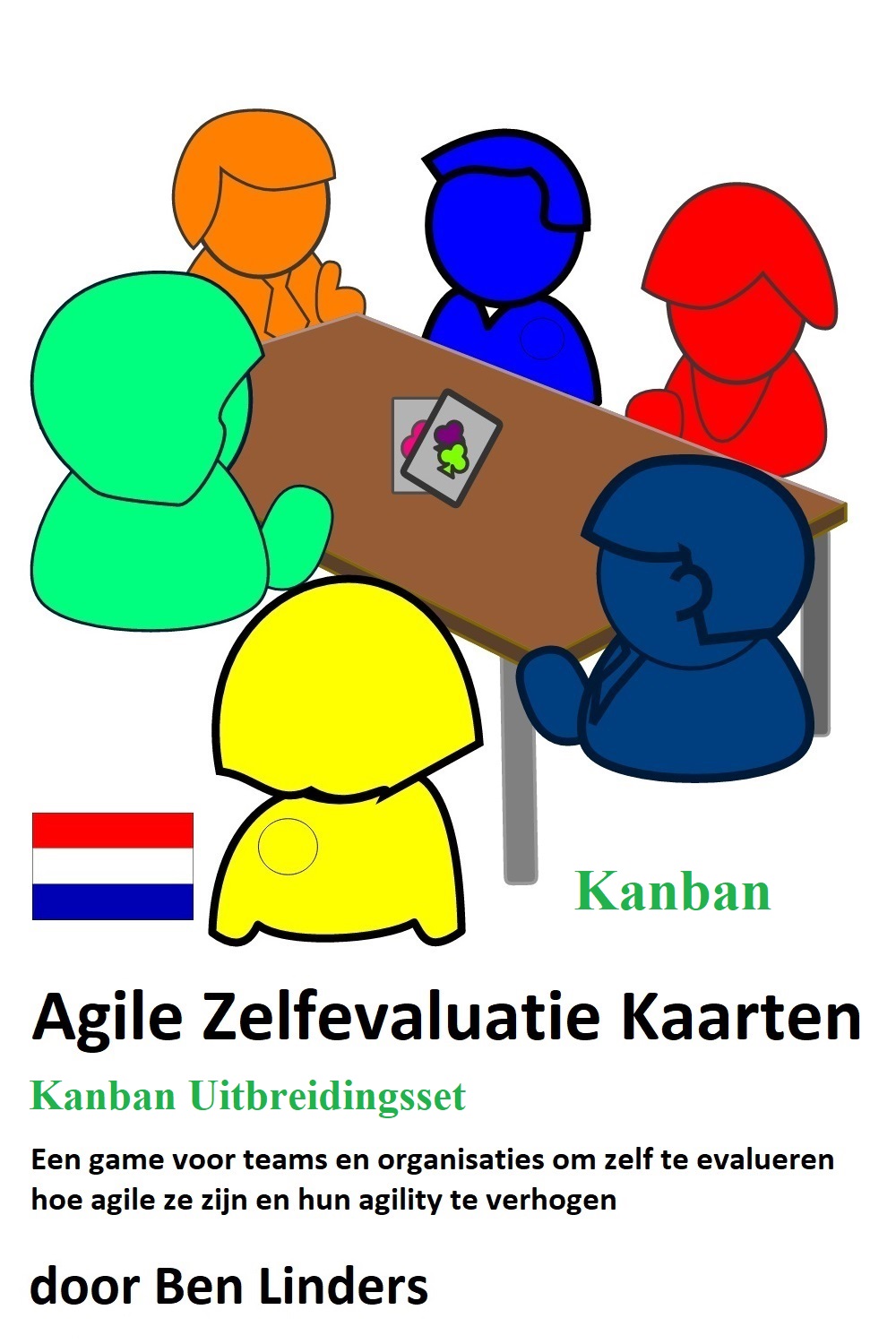 Kanban uitbreidingsset voor Agile Zelfevaluatie Kaarten door Ben Linders - Product cover