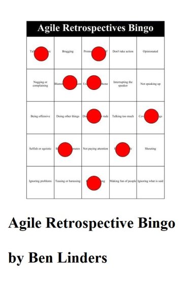 Agile Retrospectives Bingo