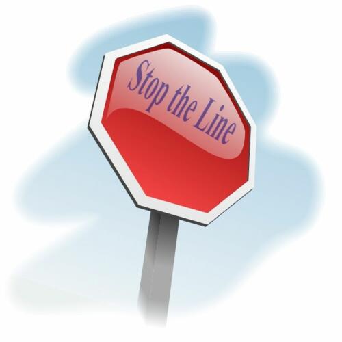 Agile teams should stop the line and take time to reflect when any team member sees a major problem, anytime.