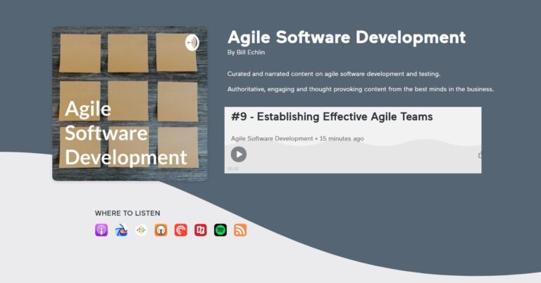 podcast-on-establishing-effective-agile-teams-ben-linders