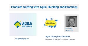 Read more about the article Problem Solving with Agile Thinking and Practices – Full-day Tutorial at Agile Testing Days 2022
