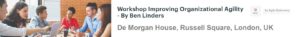 Read more about the article Workshop Improving Organizational Agility in London